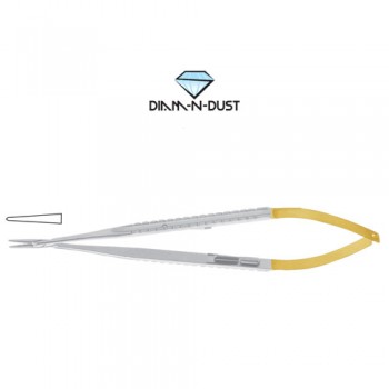 Diam-n-Dust™ Micro Needle Holder Straight - With Lock Stainless Steel, 23 cm - 9"